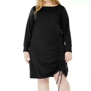 NY COLLECTION Black Sweater Dress, NWT. Size 3X